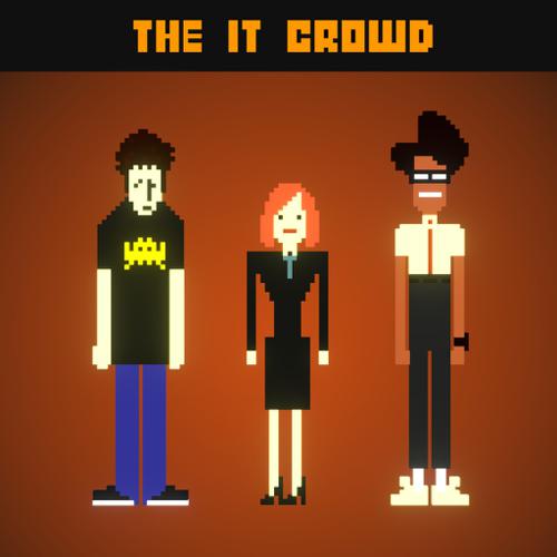 The IT Crowd - Block Art preview image